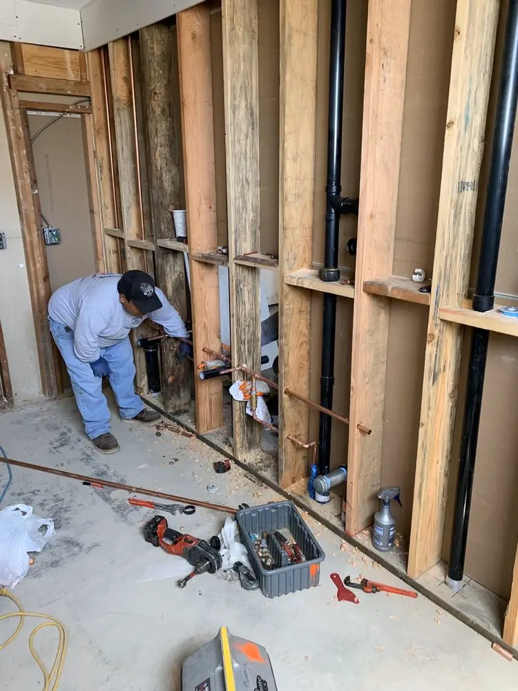 Commercial rough-in plumbing for Water Heater Replacement in Elkhorn